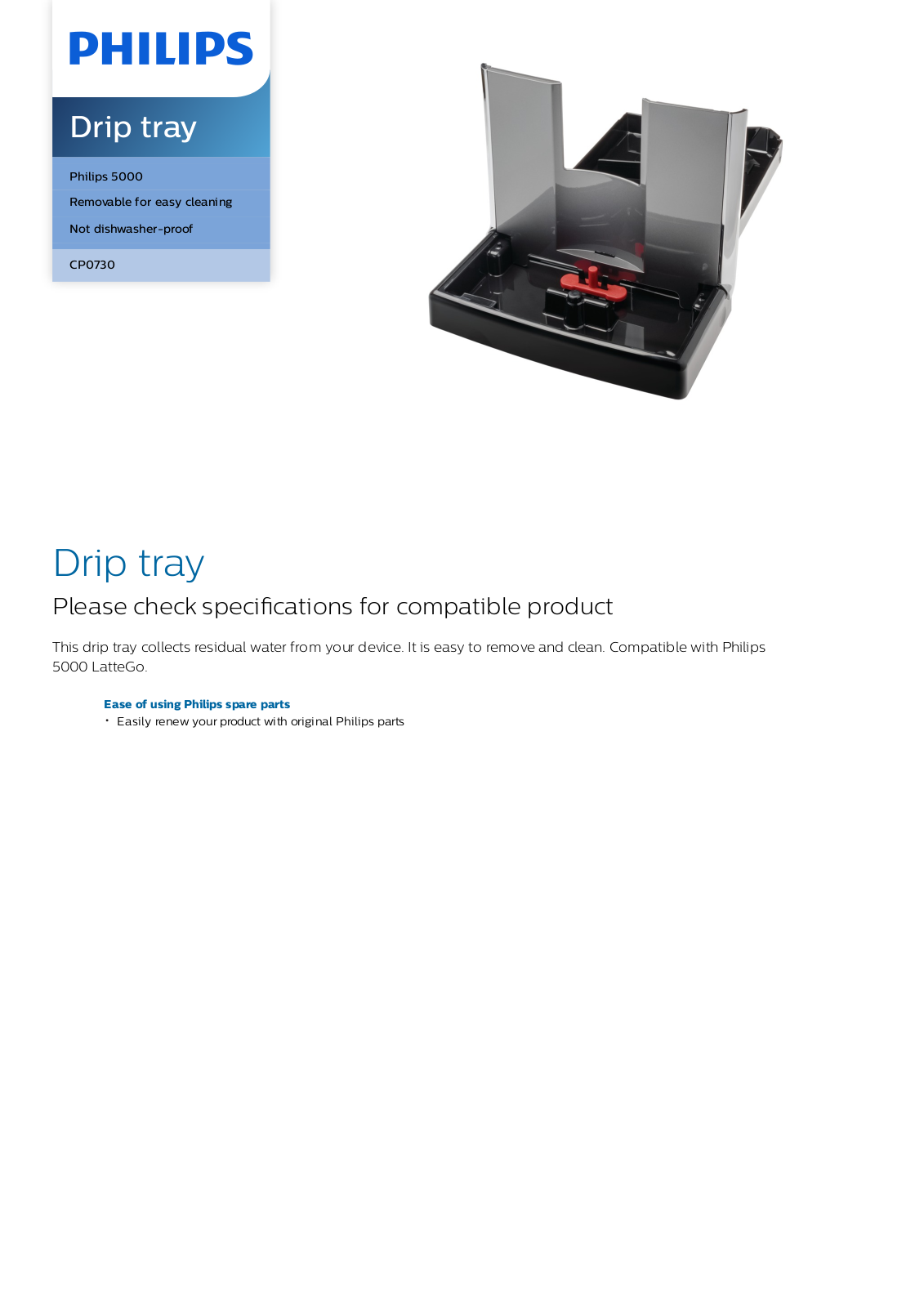 Philips CP0730/01 leaflet - ManualMachine.com