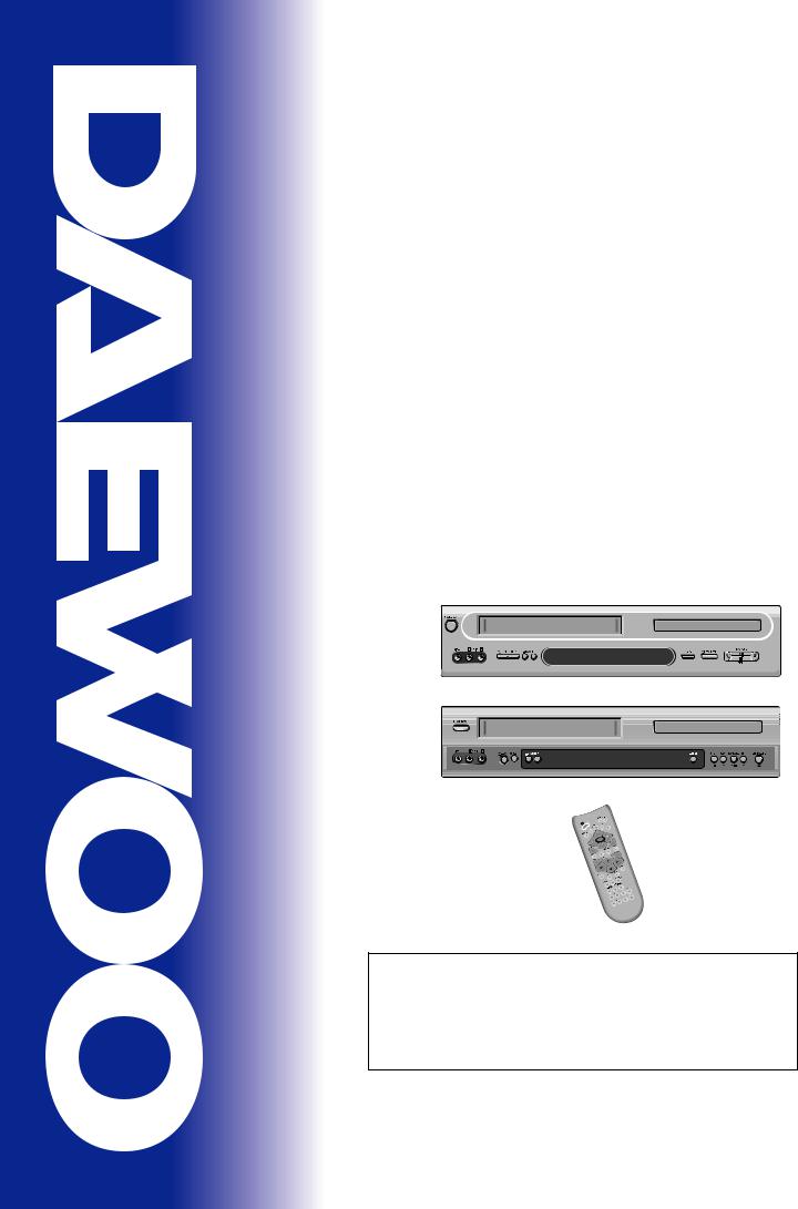 Daewoo DC-A84D1D, SD-7500K, A83D1D, A24D1D, SD-7800K Service Manual