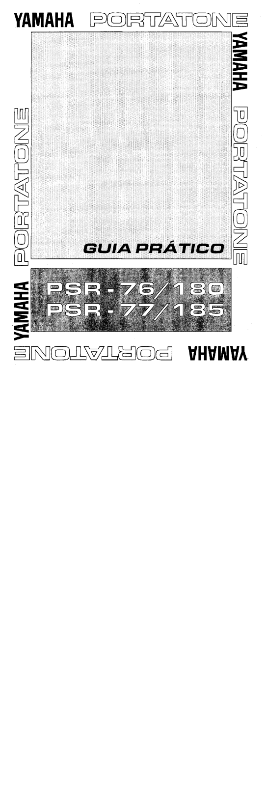 Yamaha PSR-77, PSR-180, PSR-185, PSR-76 User Manual