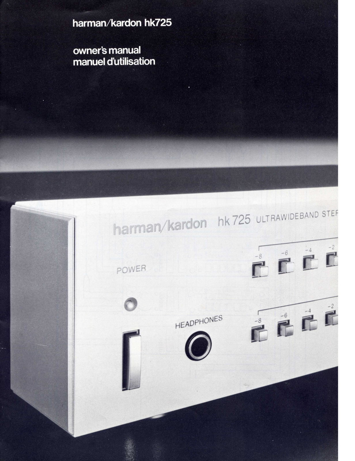 Harman Kardon HK-725 Owners Manual