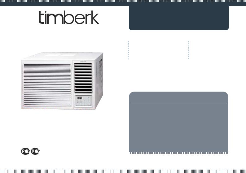 TIMBERK AC TIM 12H W1E User Manual