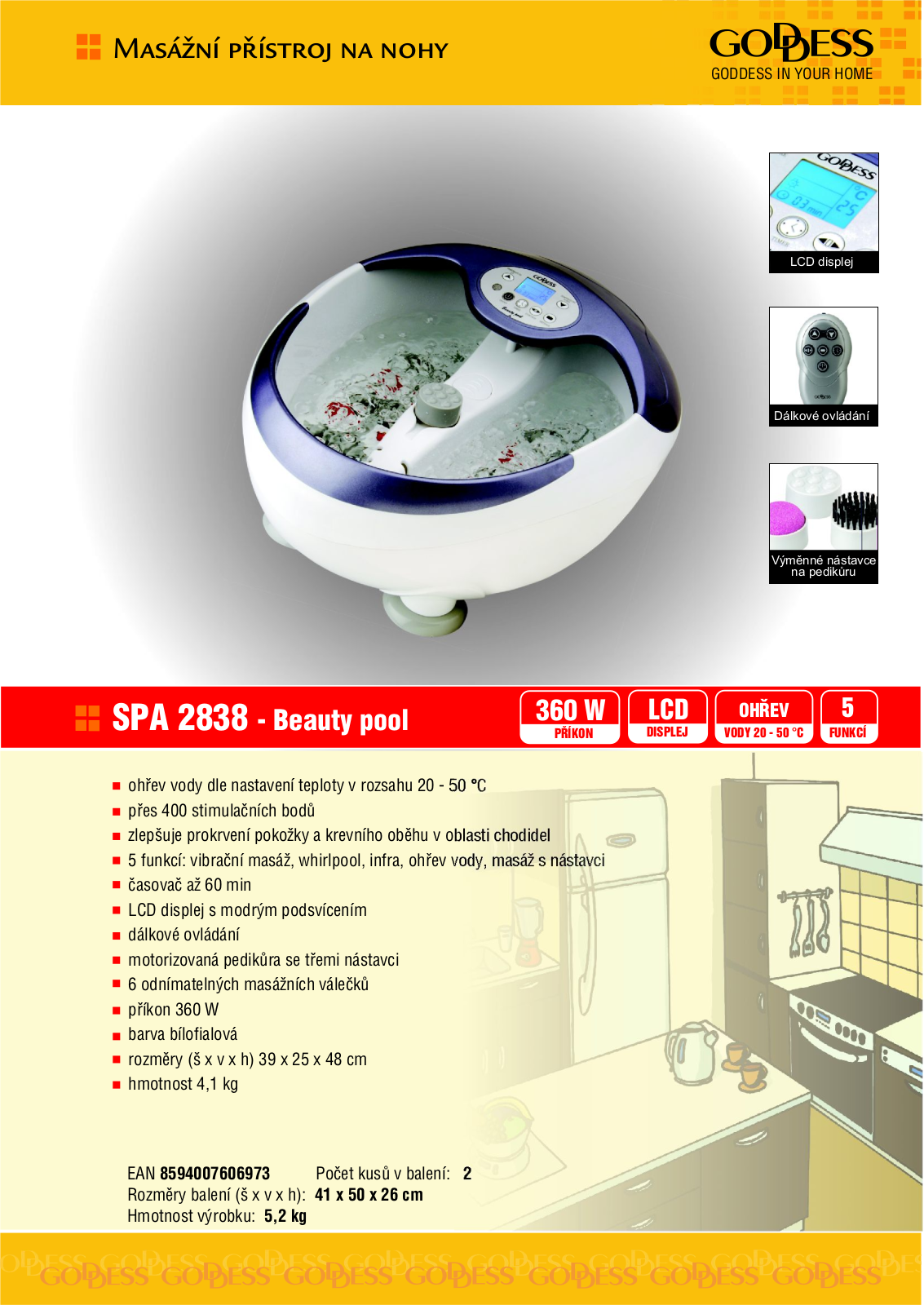 Goddess SPA 2838 User Manual