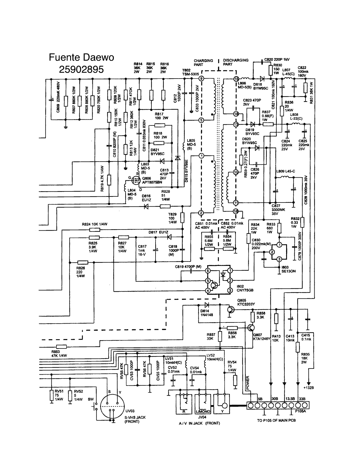 DAEWOO 2590-2895 Service Manual