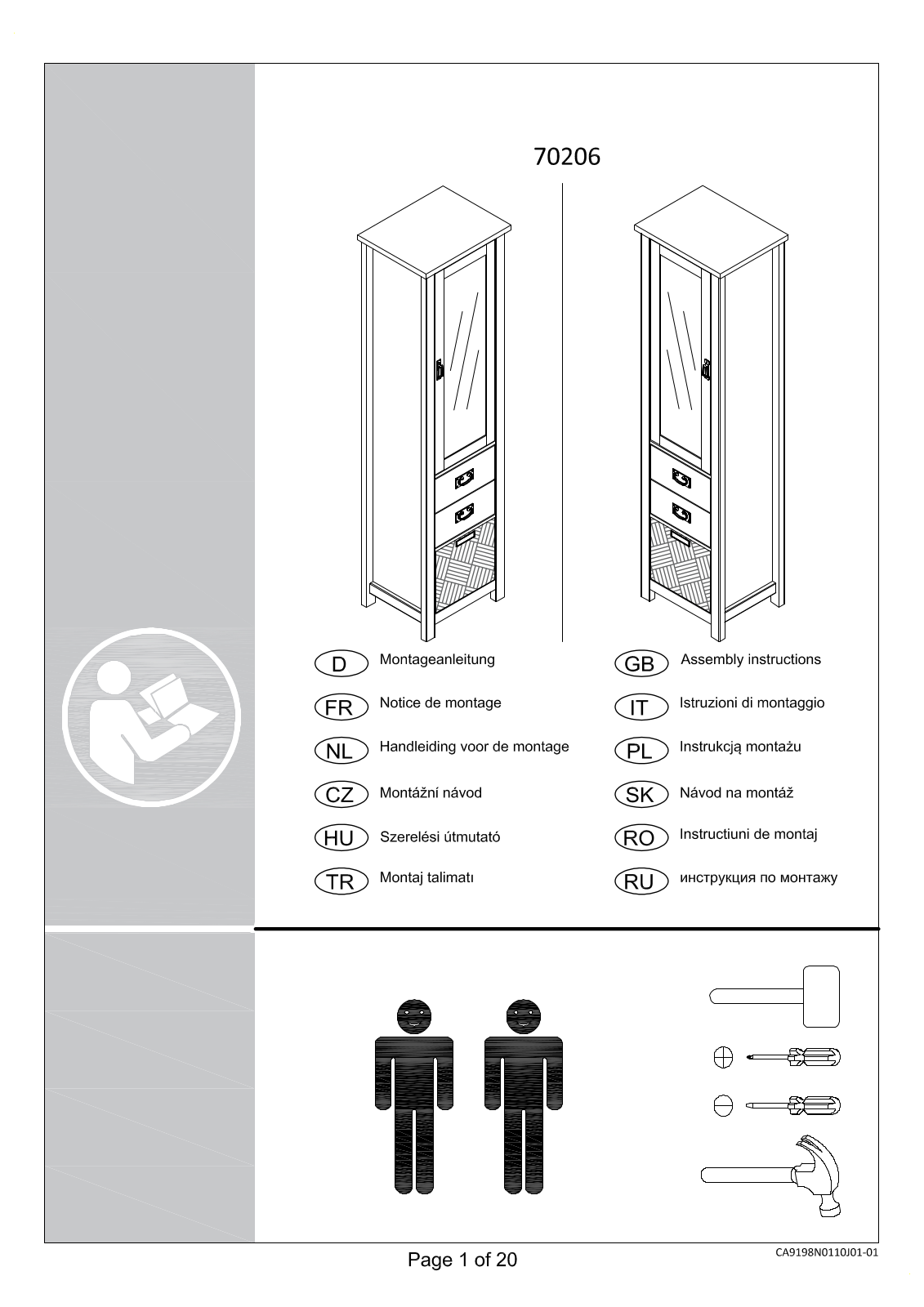 Home affaire Georgina Assembly instructions