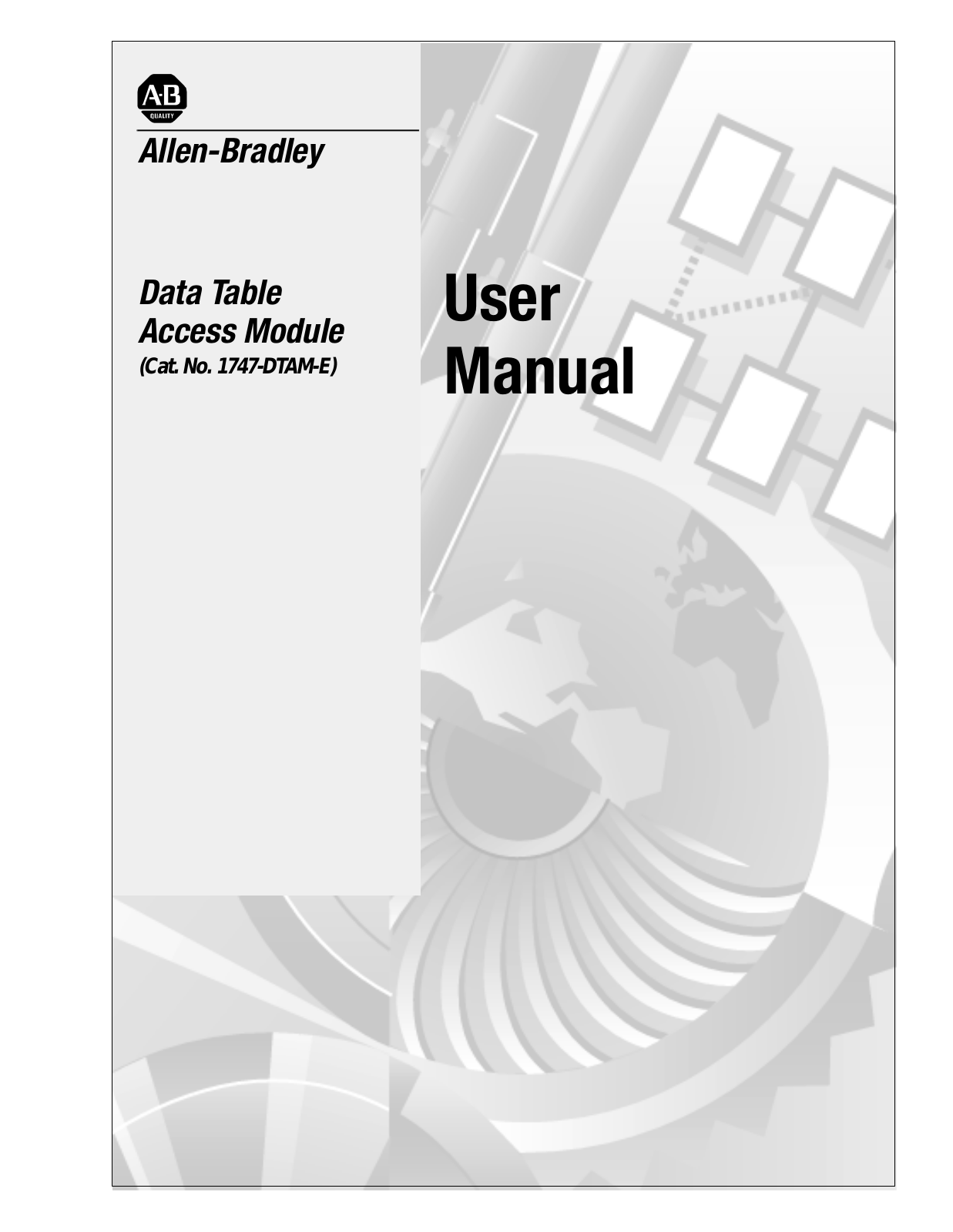 Rockwell Automation 1747-DTAM-E, D17476.1 User Manual