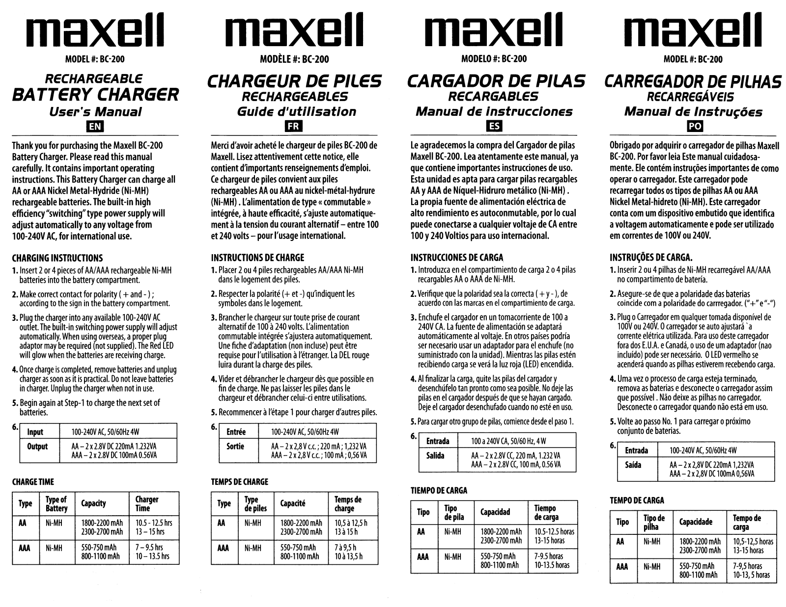 Maxwell BC-200 User Manual - ManualMachine.com