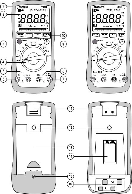 VOLTCRAFT VC850, VC830 User guide