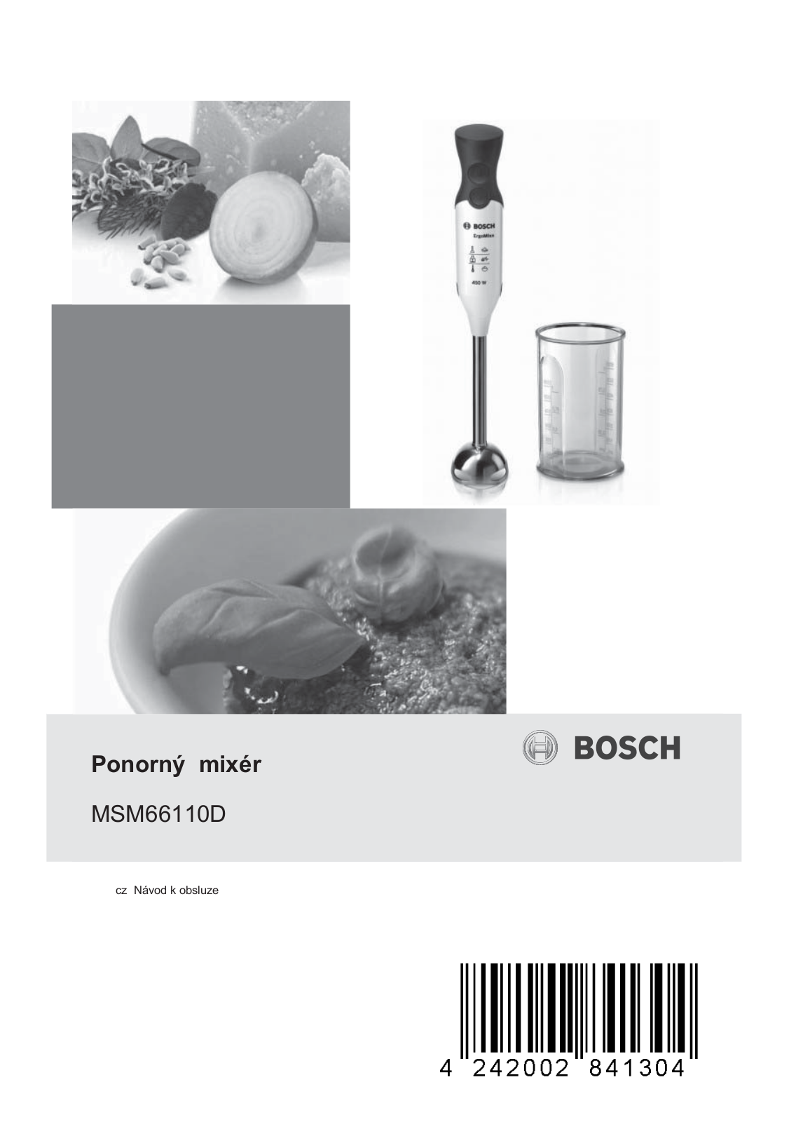 Bosch MSM66110D User Manual