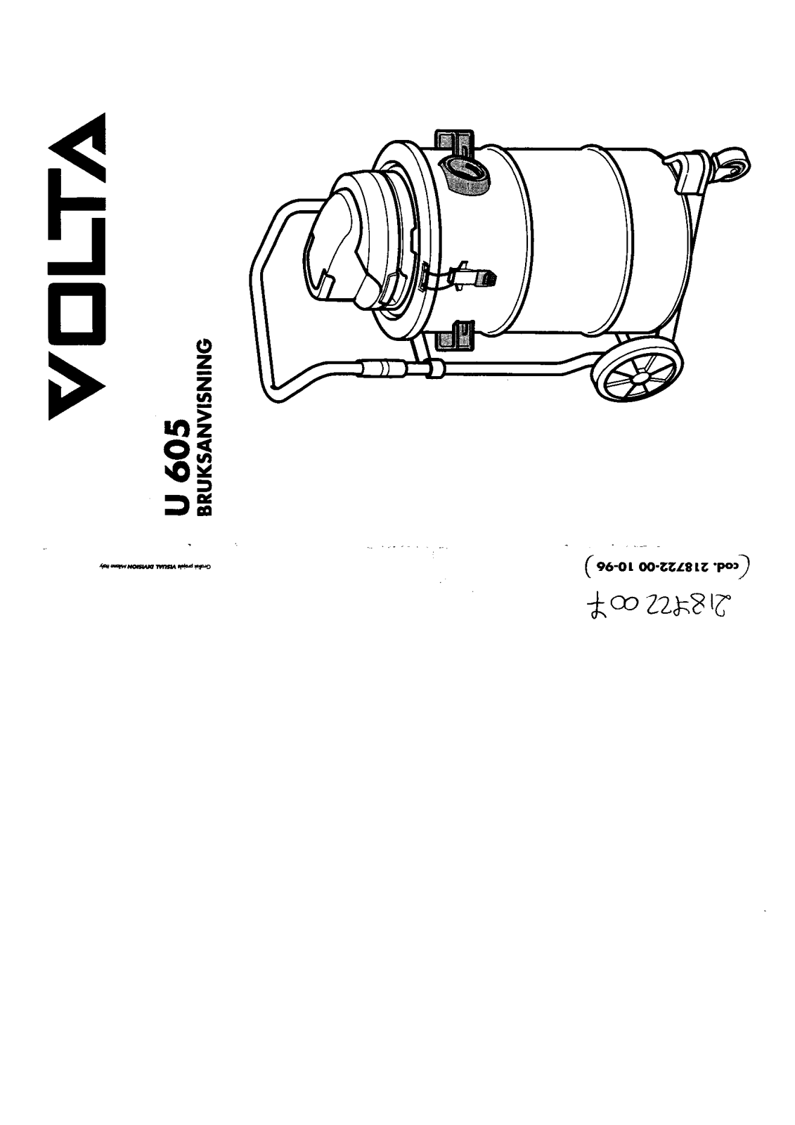 Volta U605 User Manual