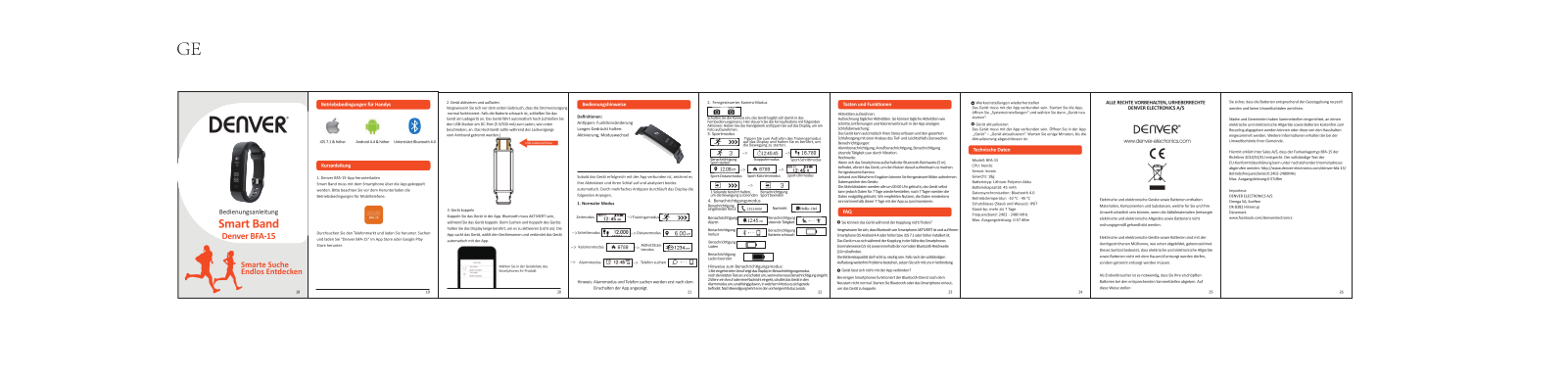 Denver BFA-15 Service Manual