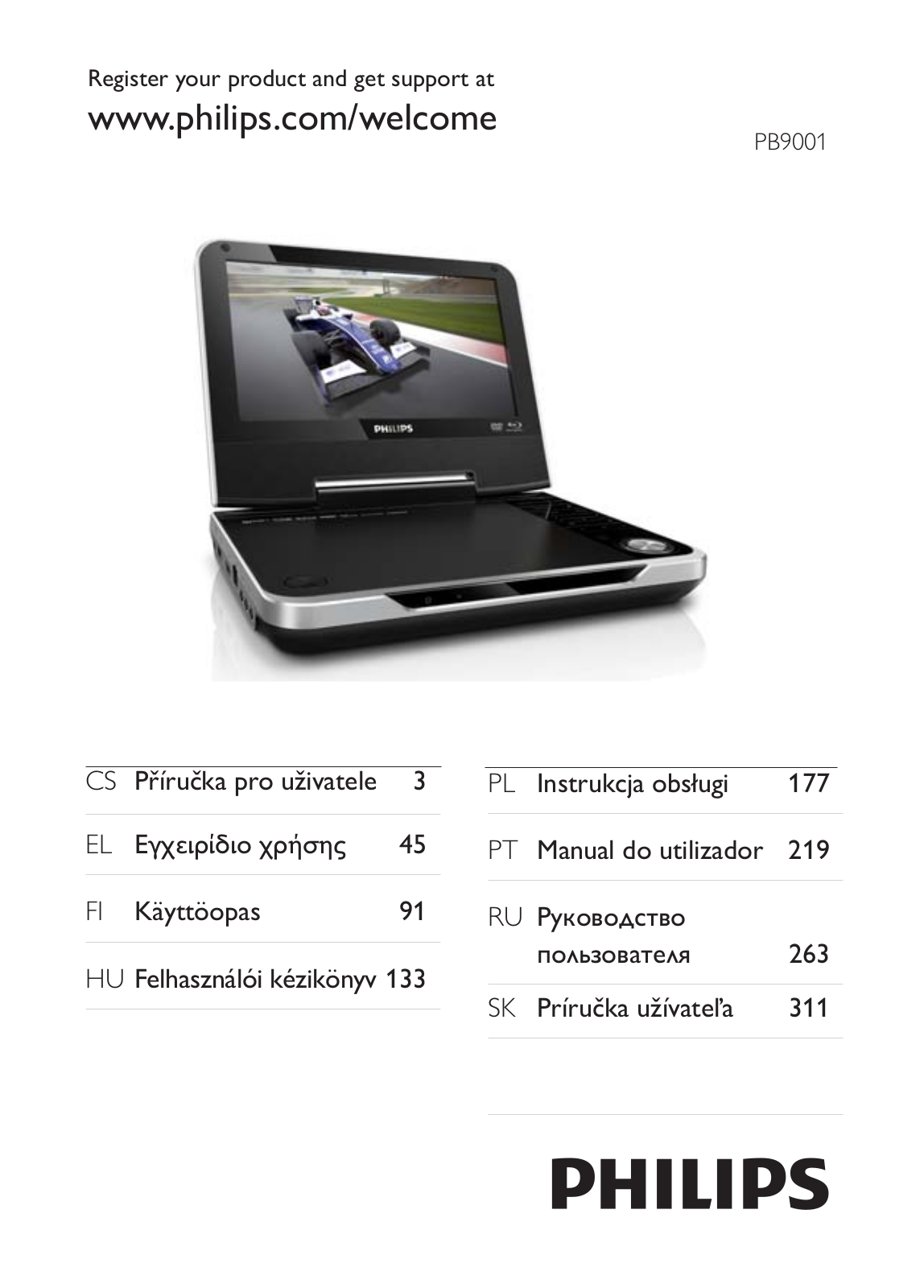 Philips PB9001 User Manual