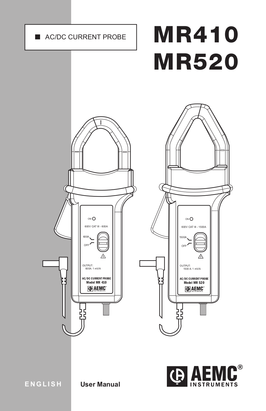 Aemc instruments MN410, MN520 User Manual