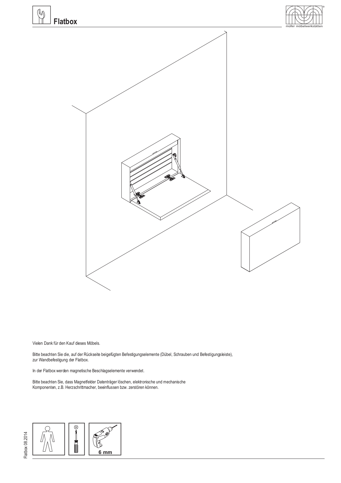 Muller SMALL LIVING FLATBOX Assembly instructions