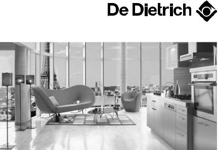 De dietrich DTE772X, DTE792X User and installation Manual