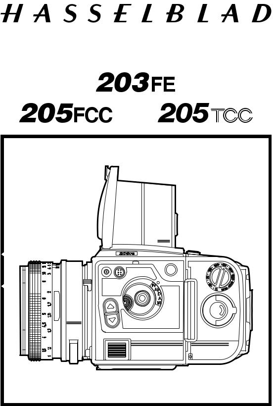 Hasselblad 205TCC, 205FCC, 203FE Service Manual