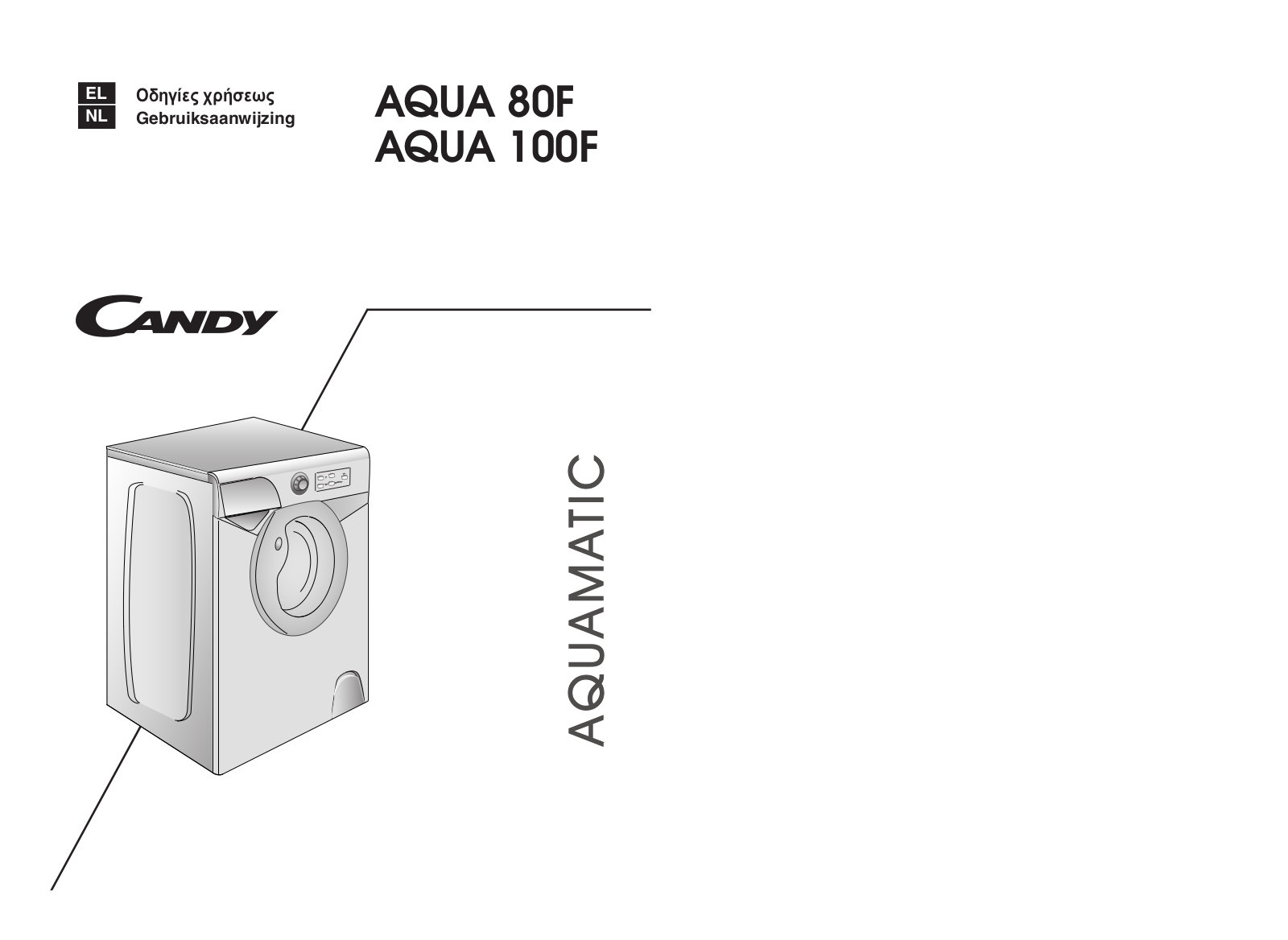 Candy AQUA 100F User Manual