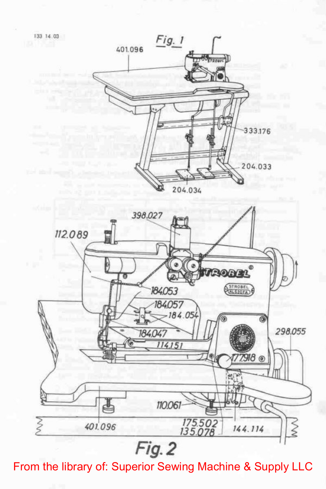 Strobel 530F Threading Diagram - ManualMachine.com
