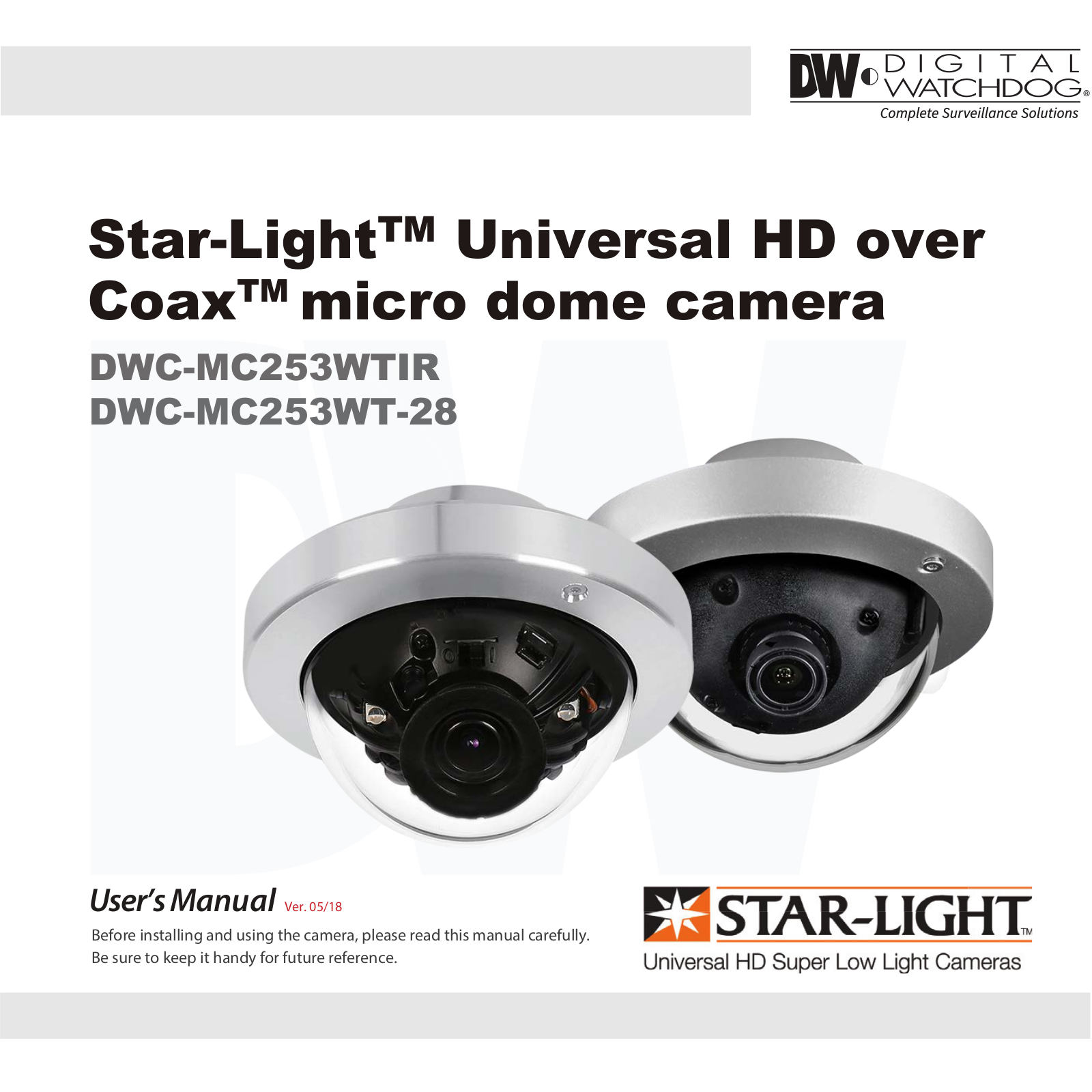 Digital Watchdog DWC-MC253W-28 User Manual