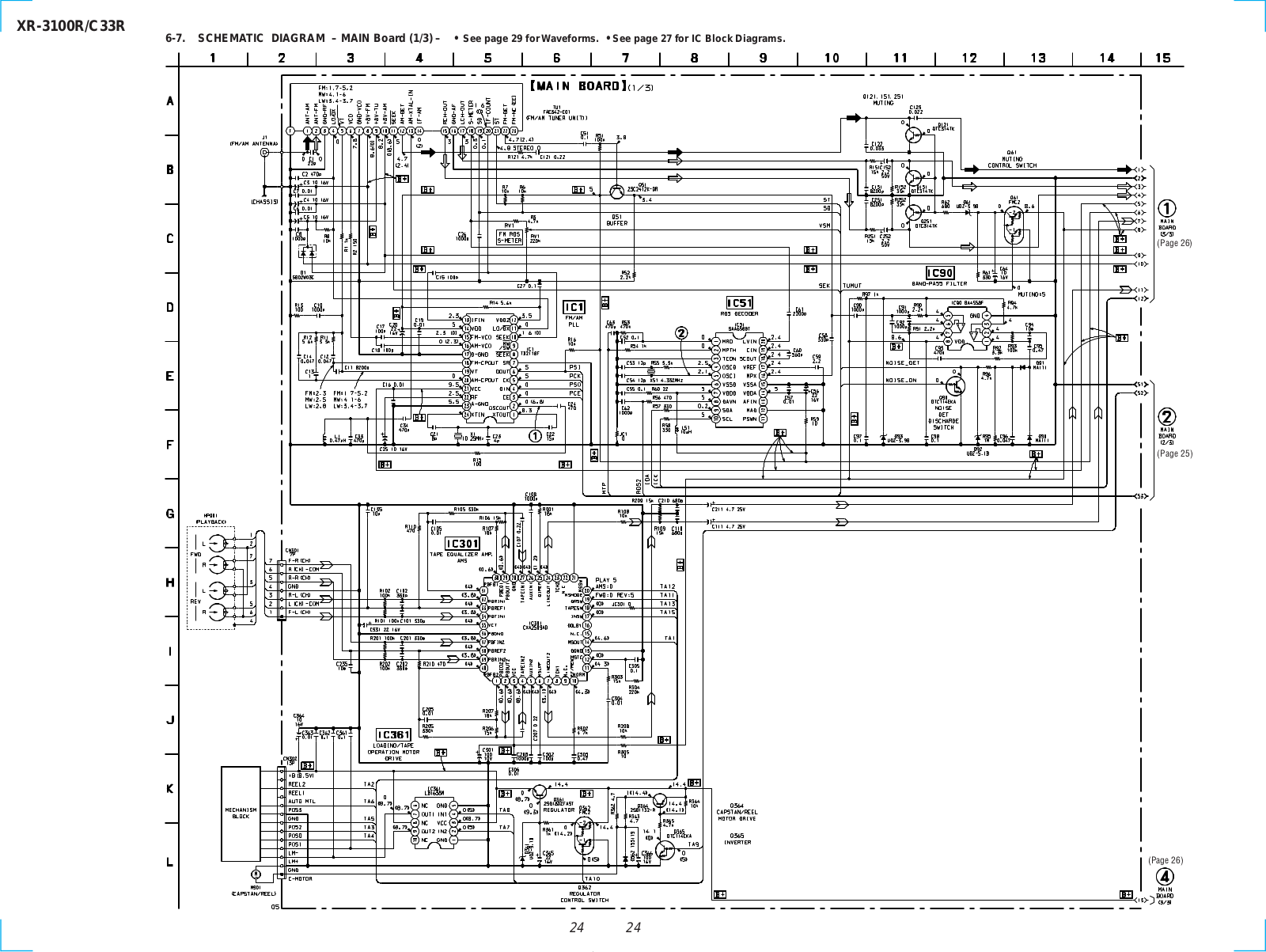 Sony XR-C33R Service Manual