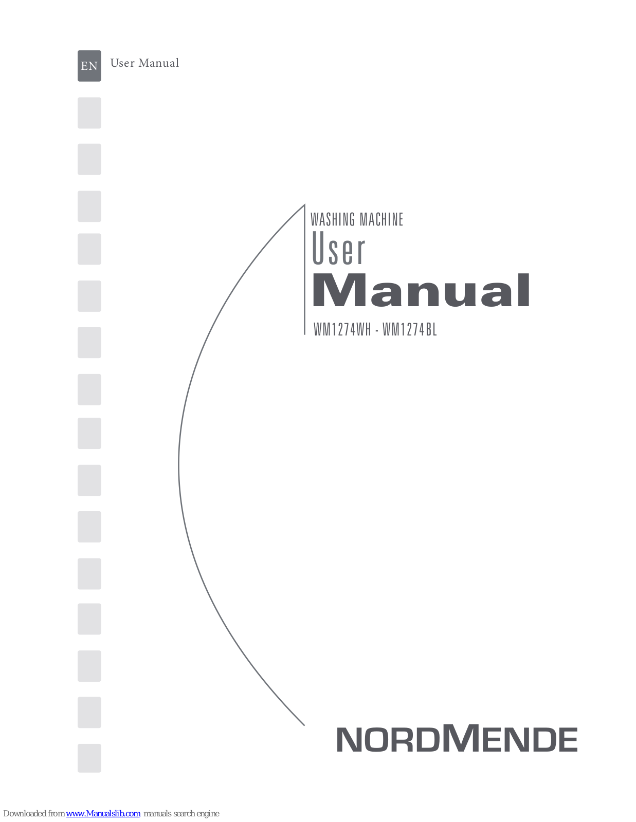 Nordmende WM1274BL, WM1294WH User Manual