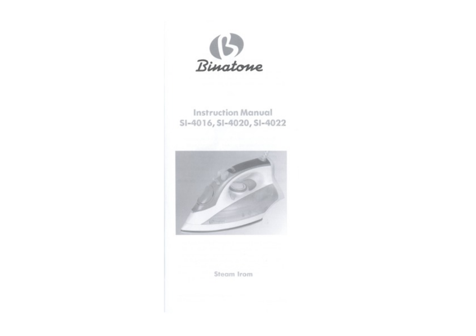 Binatone SI 4016 User Manual