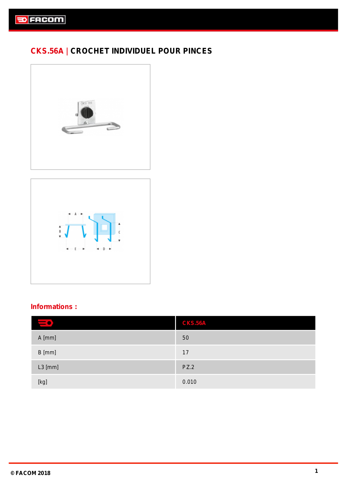 Facom CKS.56A Specification - ManualMachine.com