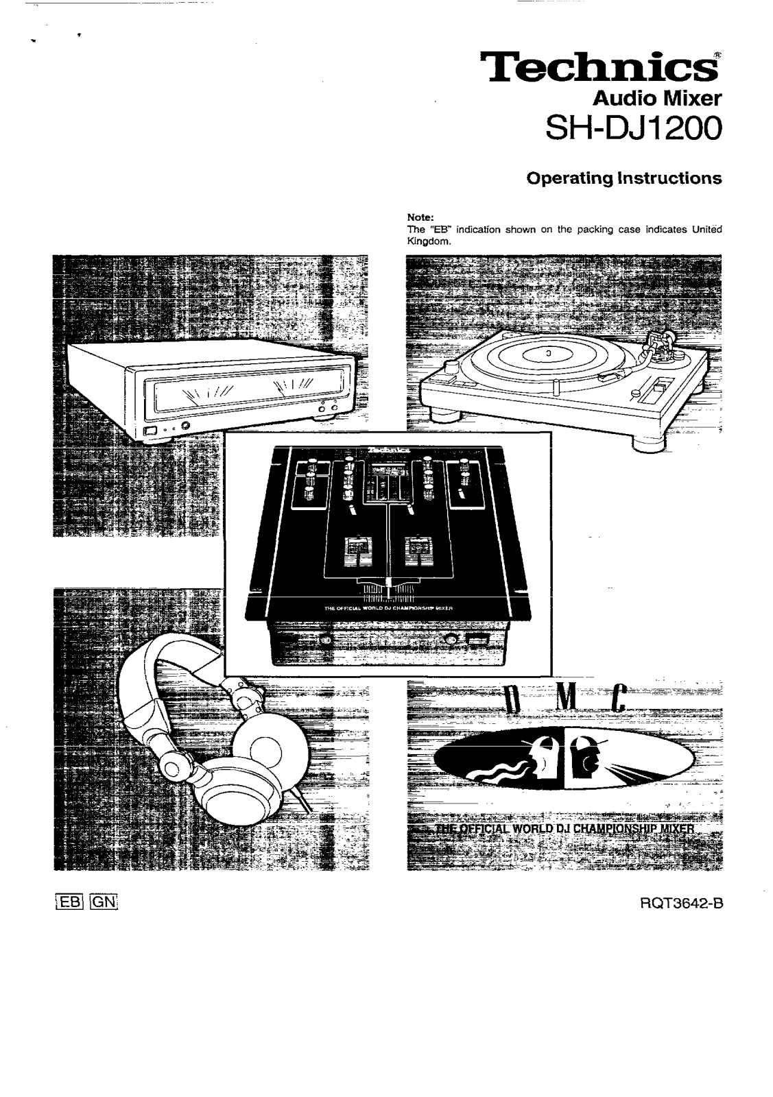 Panasonic SH-DJ1200 User Manual