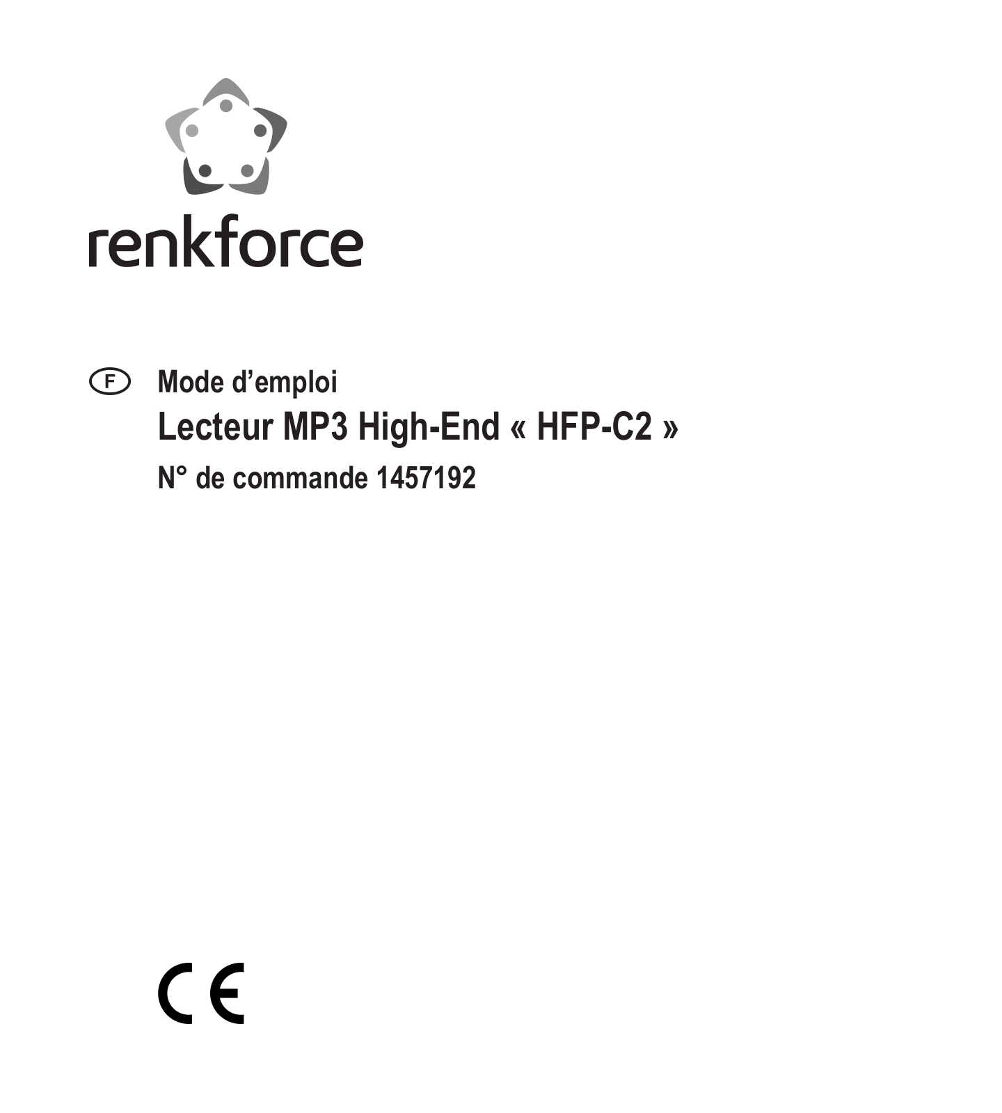 Renkforce 1457192 Operating Instructions