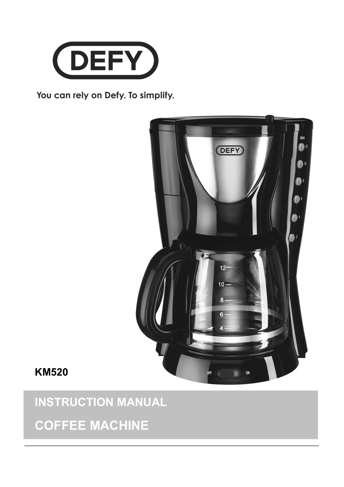 Defy KM520 User Manual