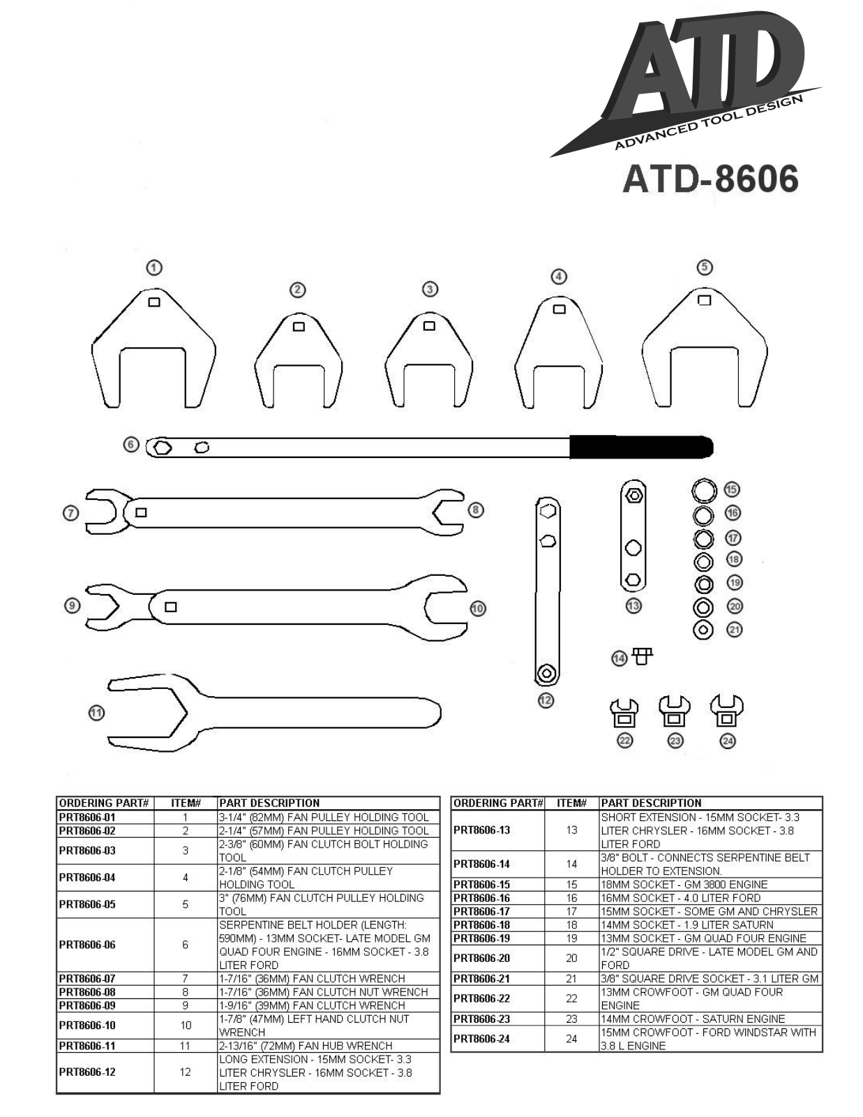 ATD Tools ATD-8608 user manual