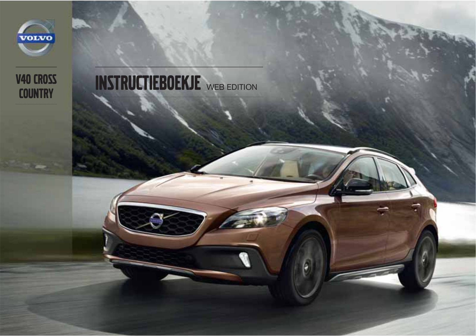 Volvo V40 2013 Cross Country Owners Manual