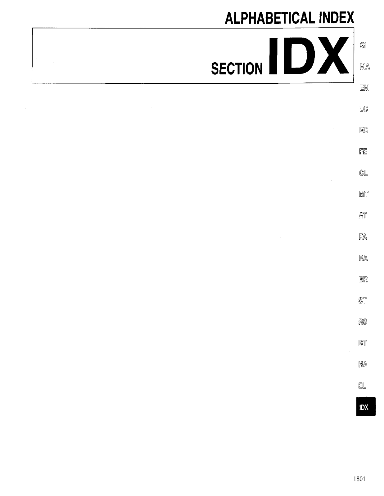 Nissan IDX User Manual