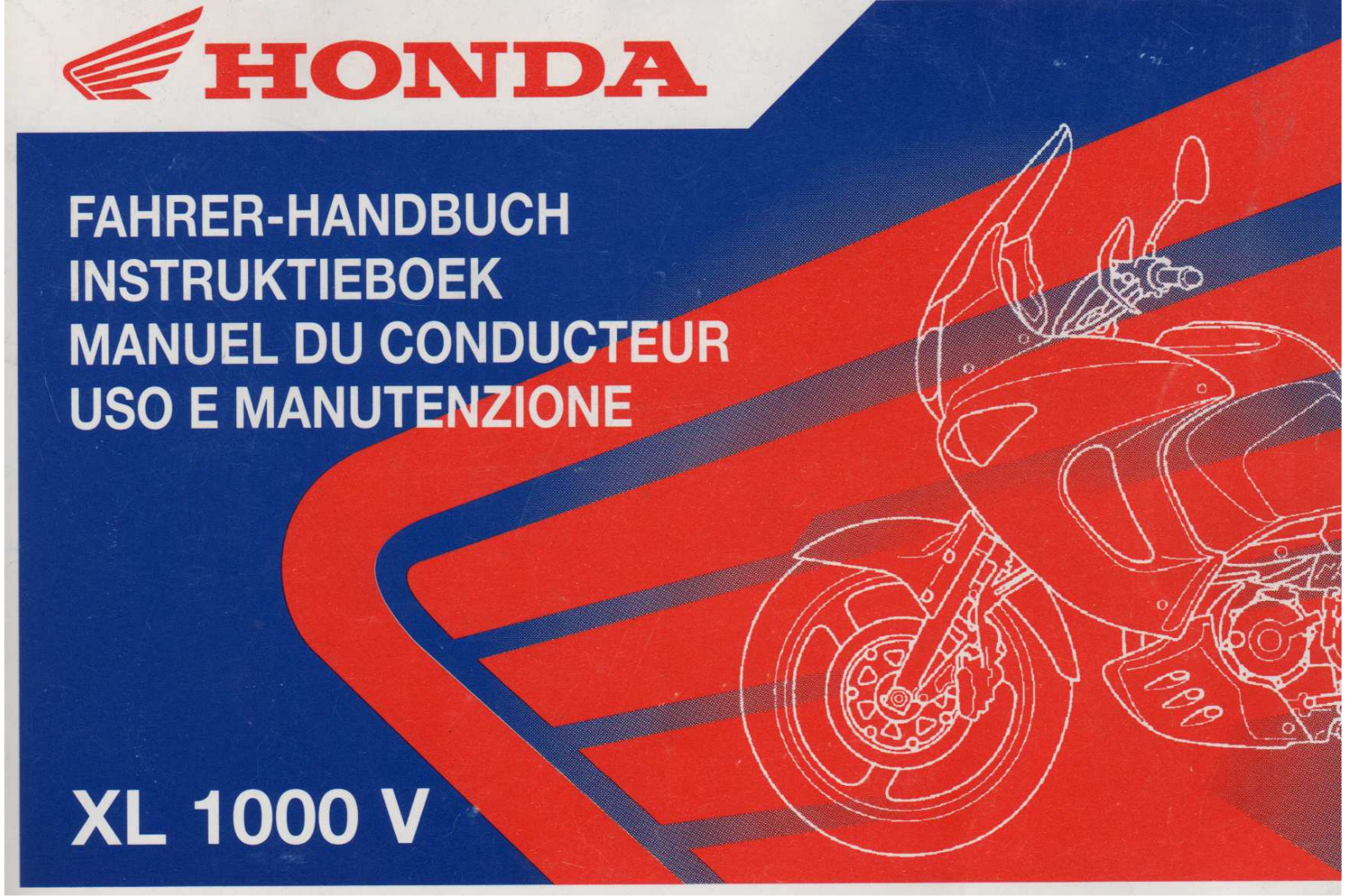 HONDA XL1000V User Manual