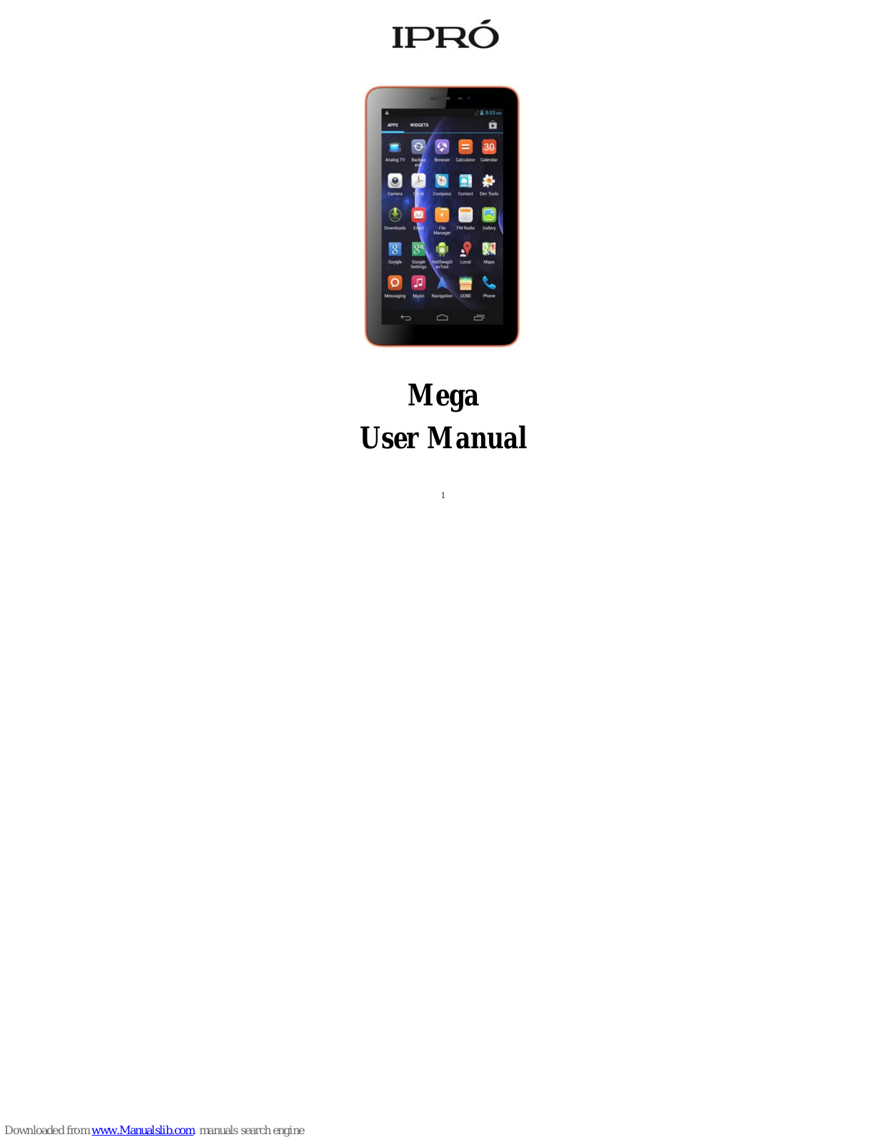 IPRO MEGA, WAVE 4.0 User Manual