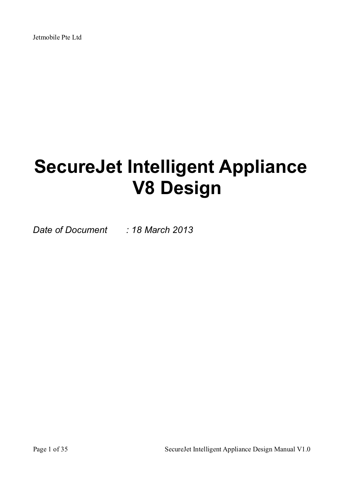 Jetmobile SIA80H, SIA80S User Manual