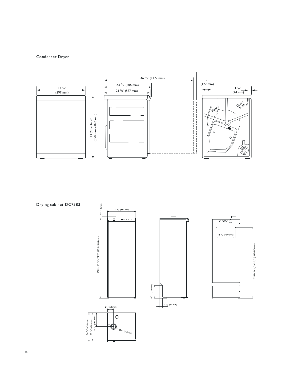 Summit TDC112C, TDC111V Drawing