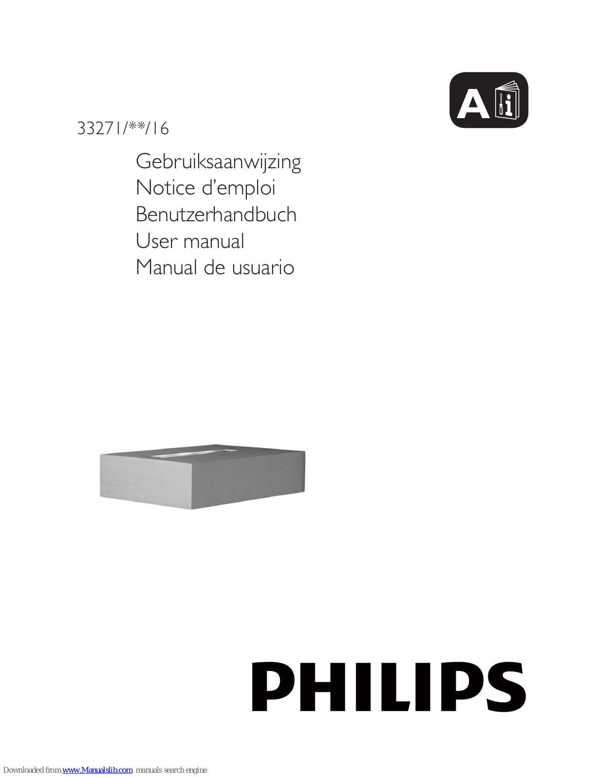 Philips 33271-31-16, 33271-48-16, 33271/**/16 User Manual