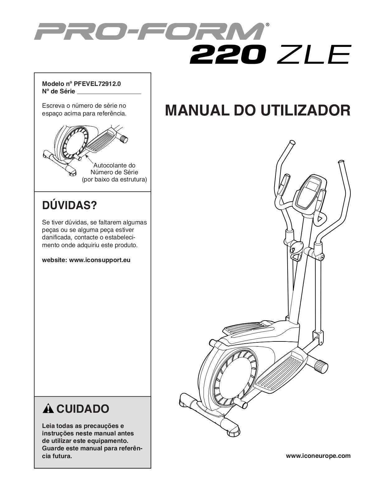 ProForm PFEVEL729120 User Manual