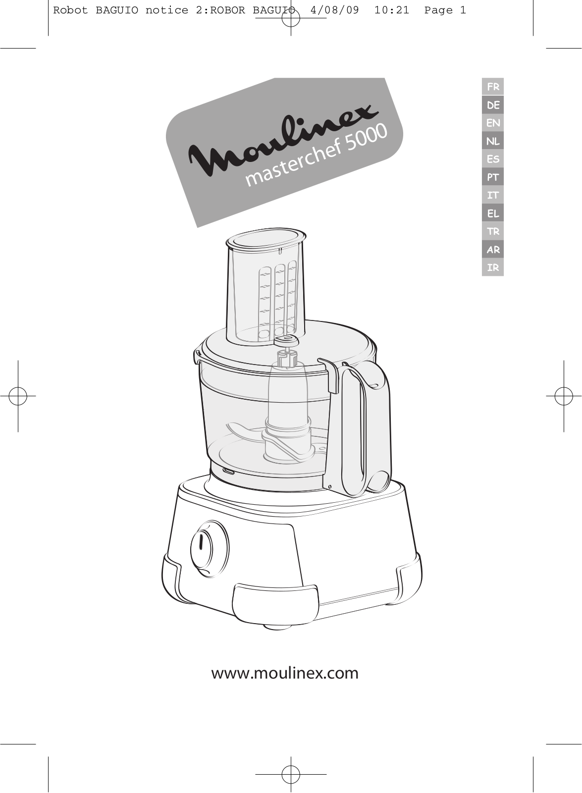 MOULINEX FP 513H, FP 520G User Manual