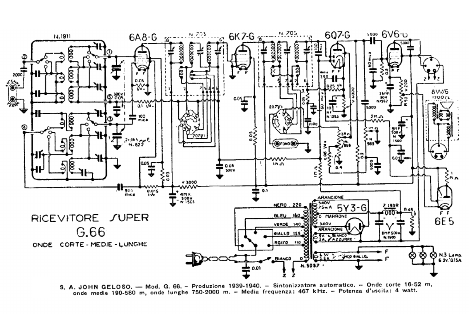 Geloso g66 schematic