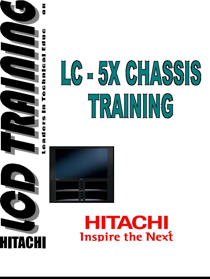 HITACHI 50V720, 50VF820, 55VF820, 60VF820, 50VG825 Service Manual