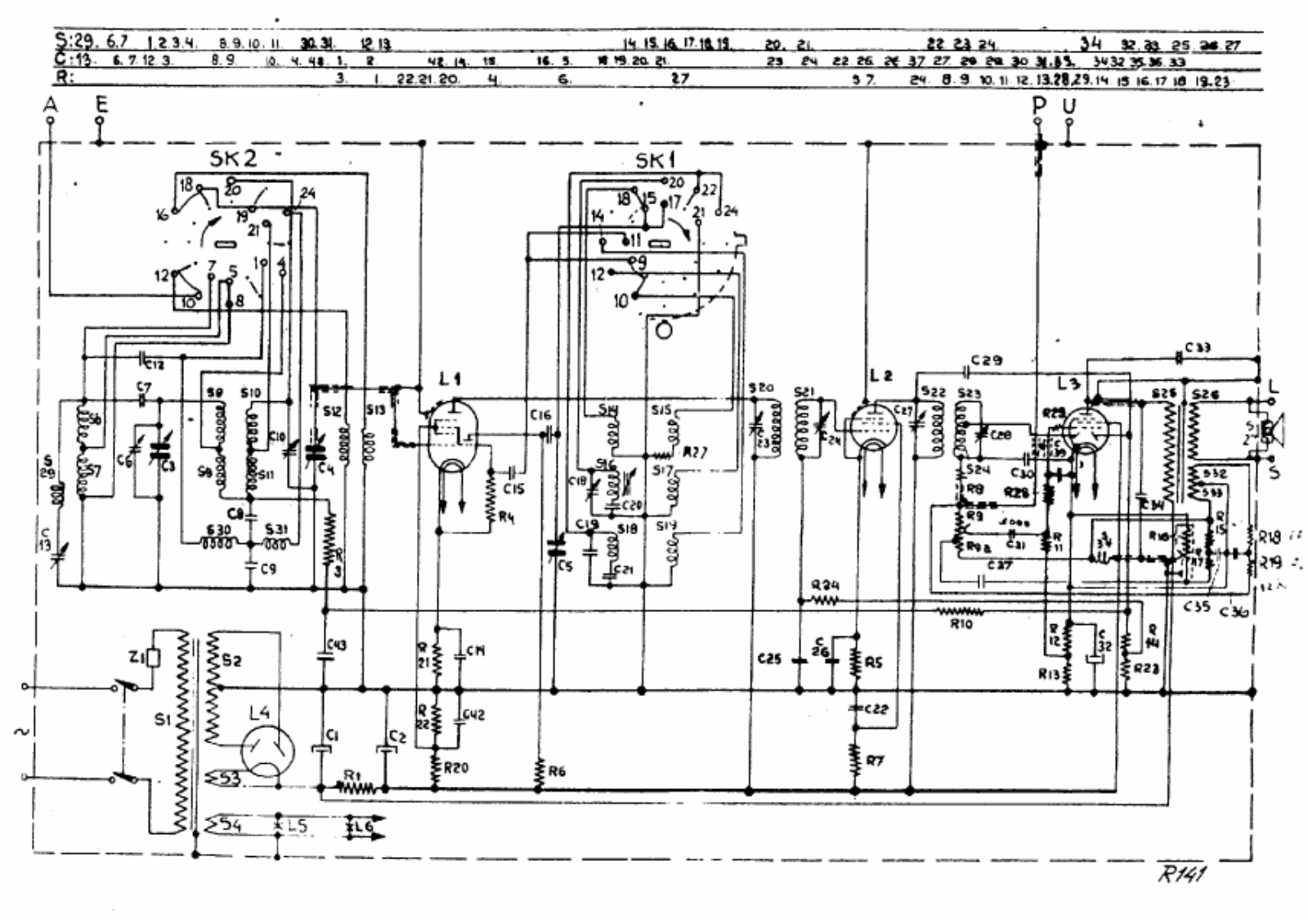 Philips 480a schematic