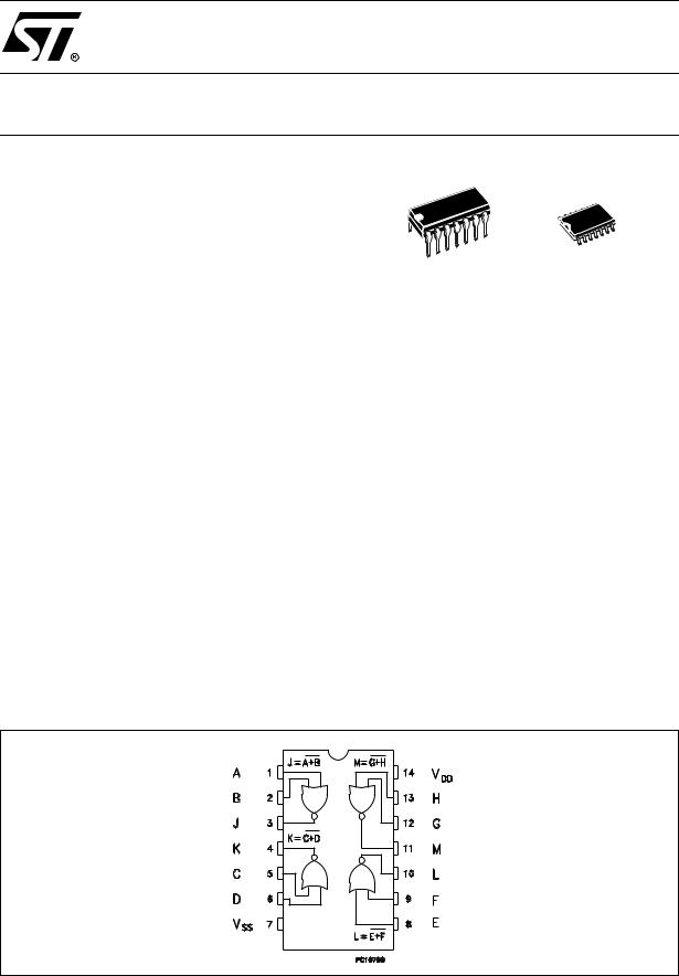 ST HCF4001B User Manual