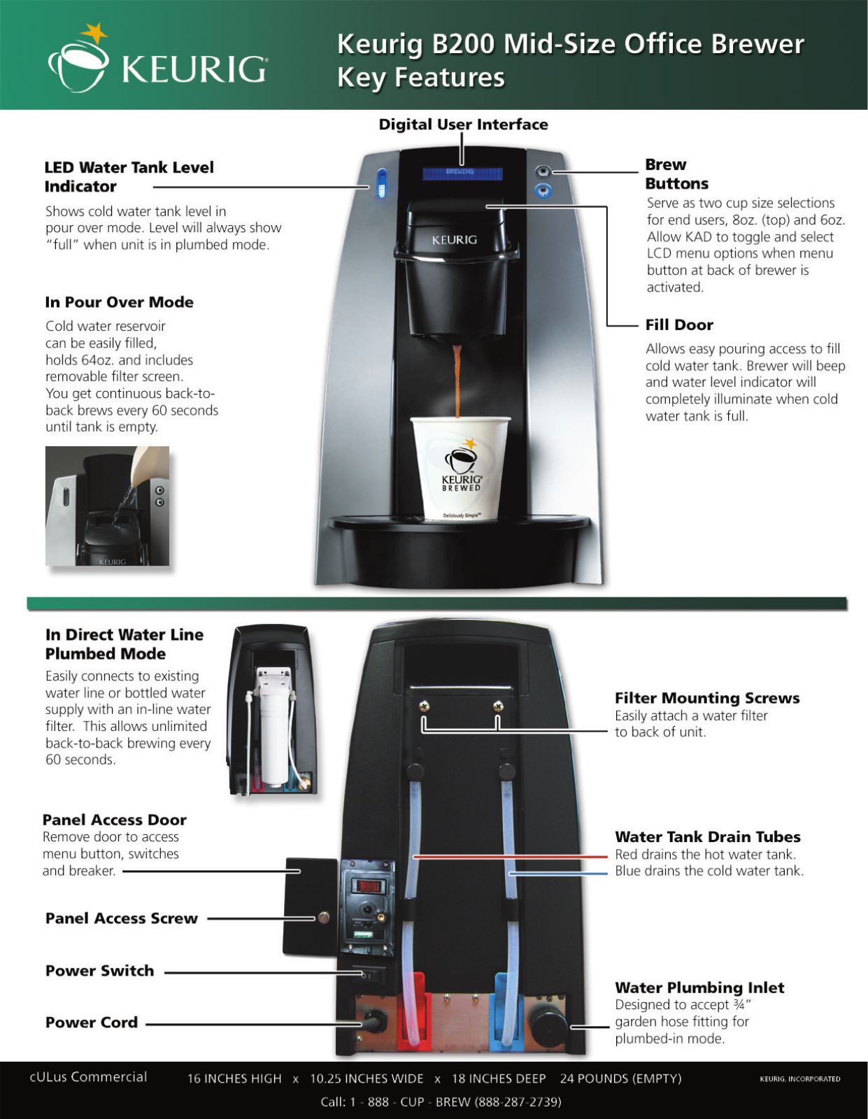 Keurig B200 User Manual