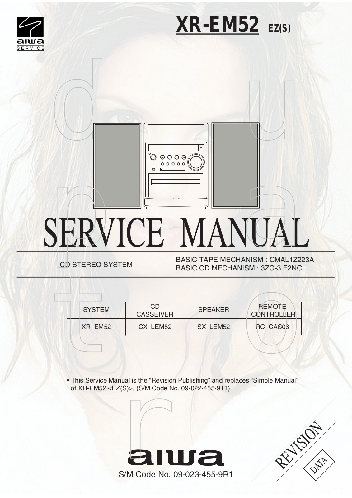 Aiwa XREM-52 Service manual