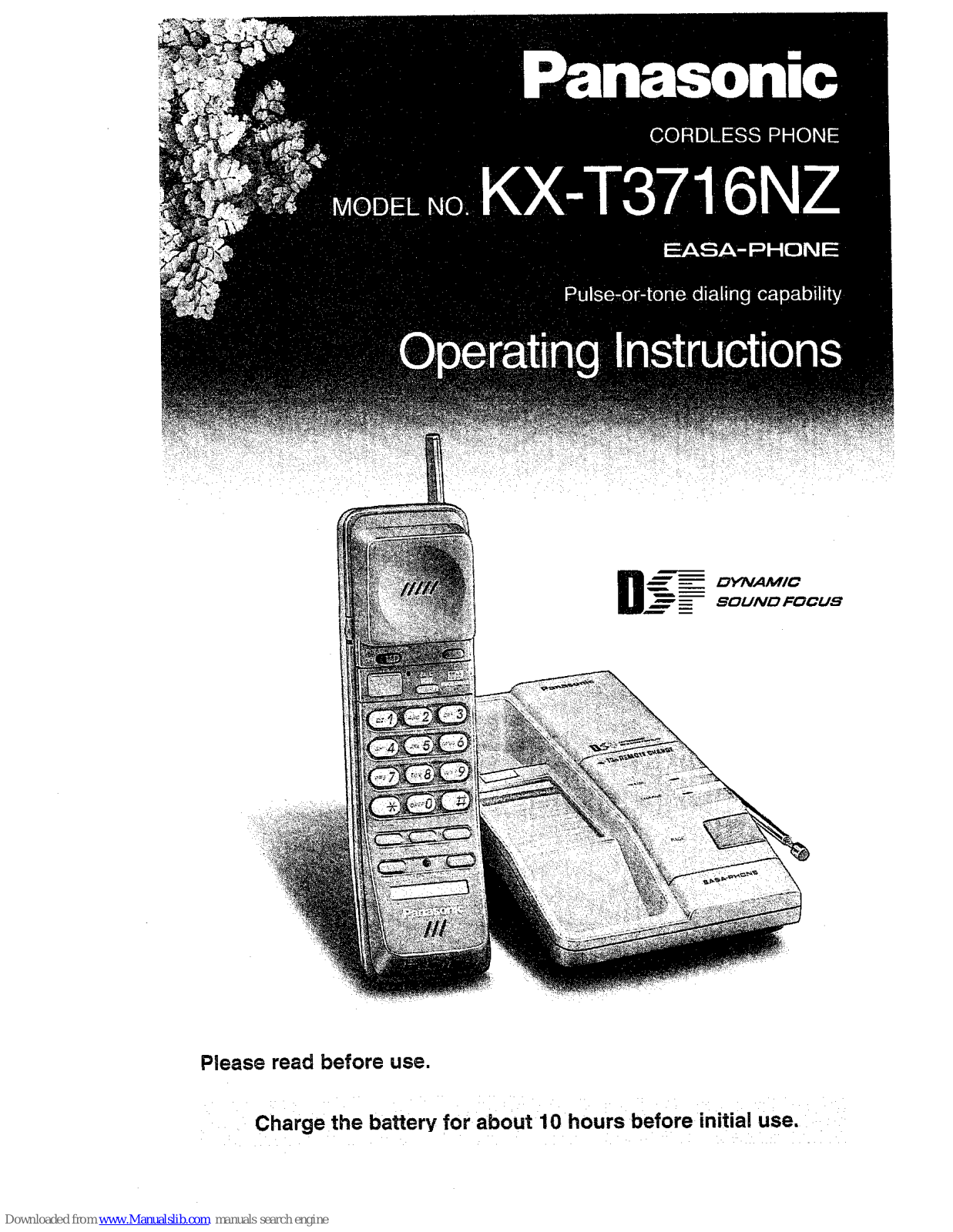 Panasonic EASA-PHONE KX-T3716NZ Operating Instructions Manual