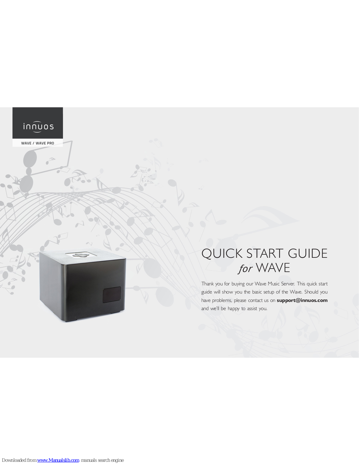 innuos Wave Quick Start Manual - ManualMachine.com