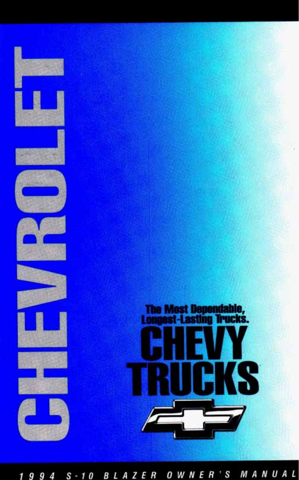 Chevrolet S10 1994 User Manual