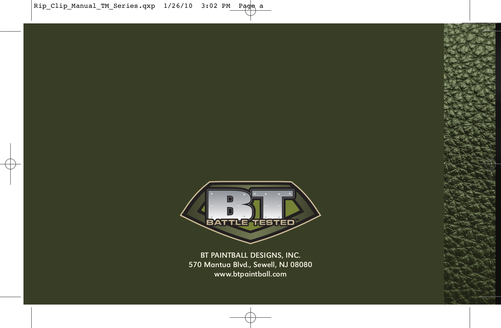 BT Rip Clip TM User Manual