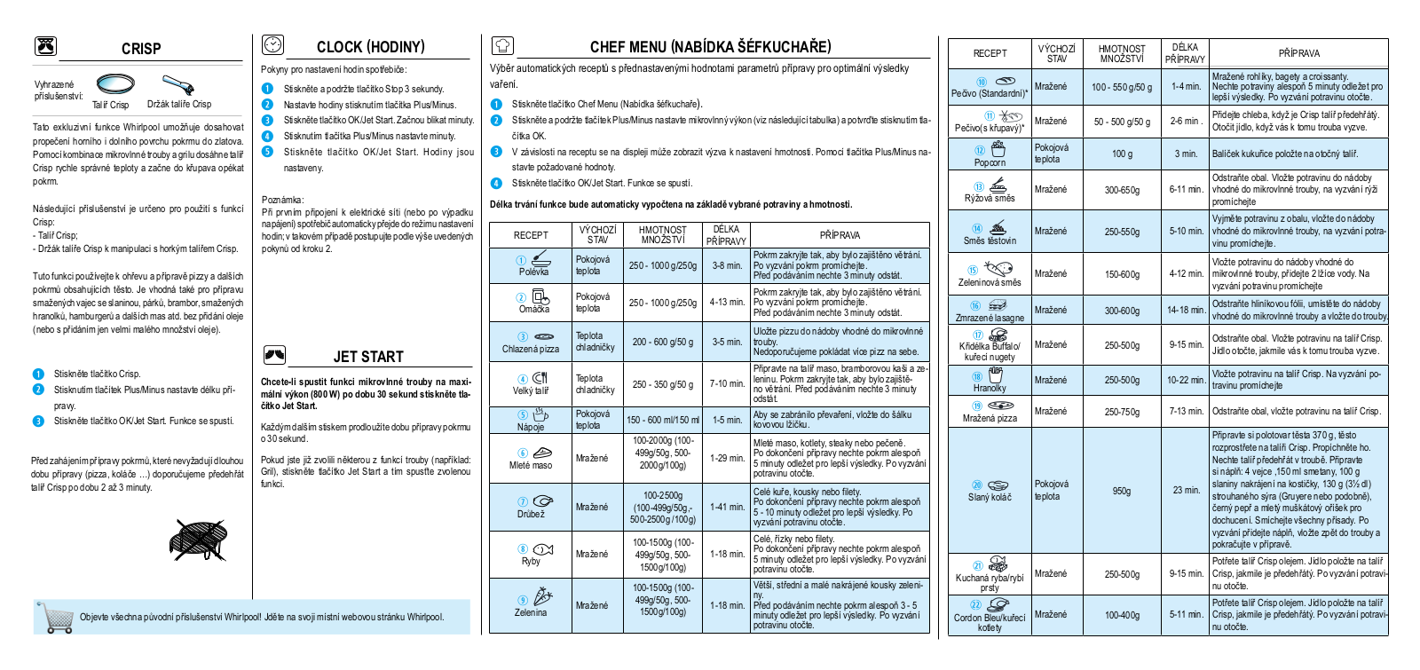 Whirlpool MCP 346 SL User Manual